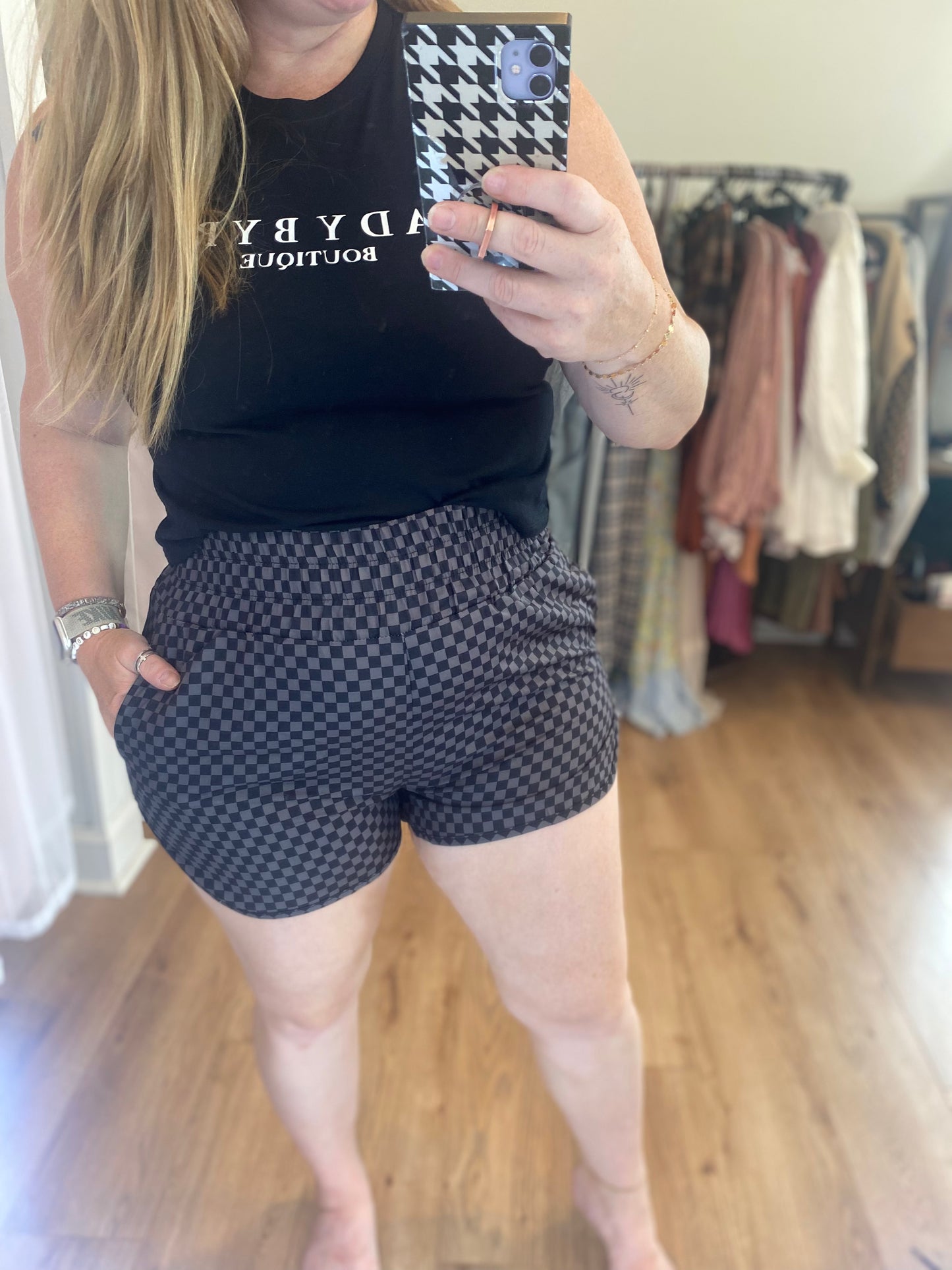 Cheyenne Checkered Shorts
