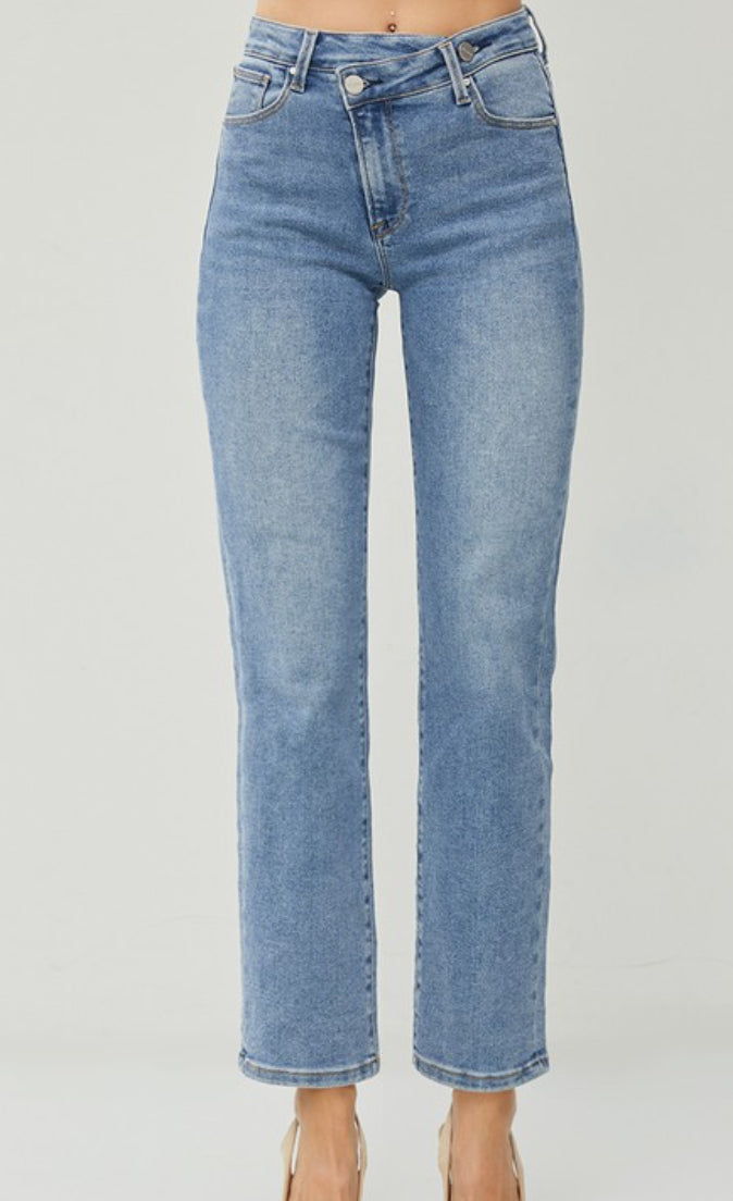 Carrie Crossover Waist Jeans