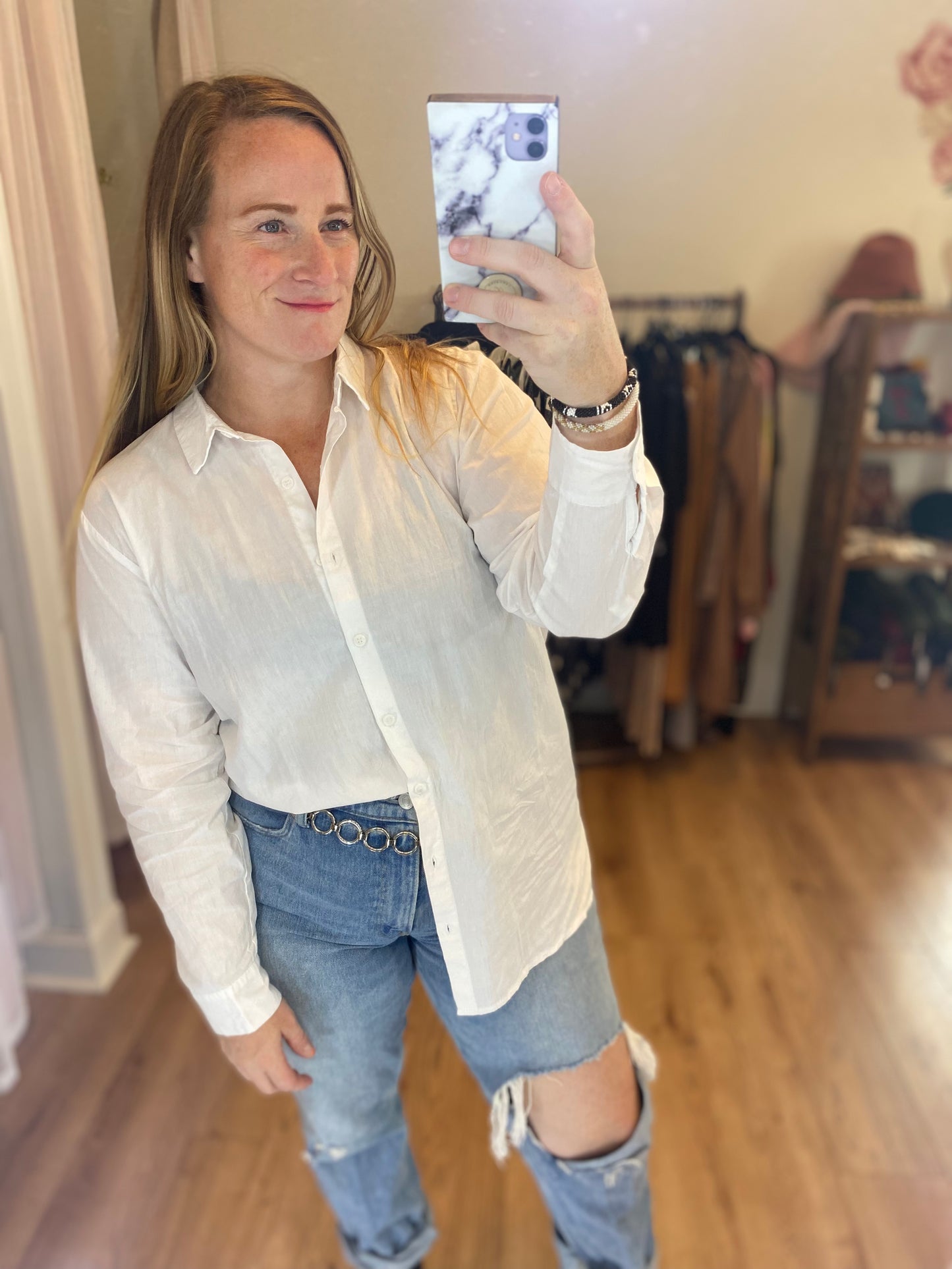 Everyday Button Down Top